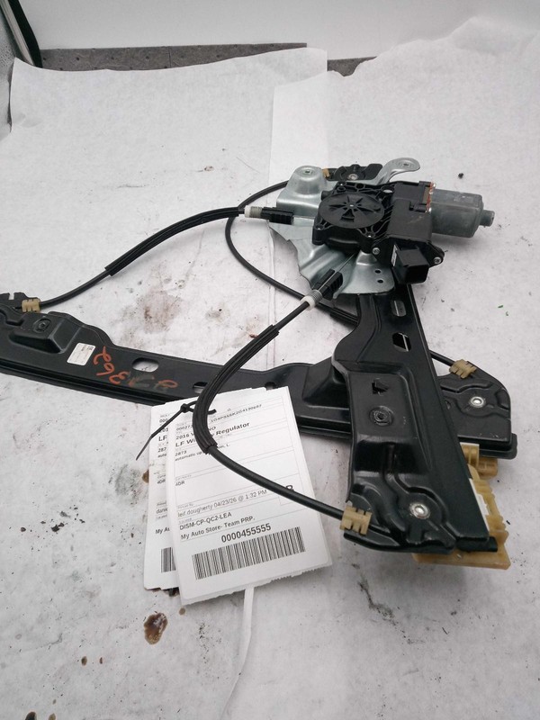 2016 Buick Verano Left Window Regulator Grey OEM Used 161538 122K Miles