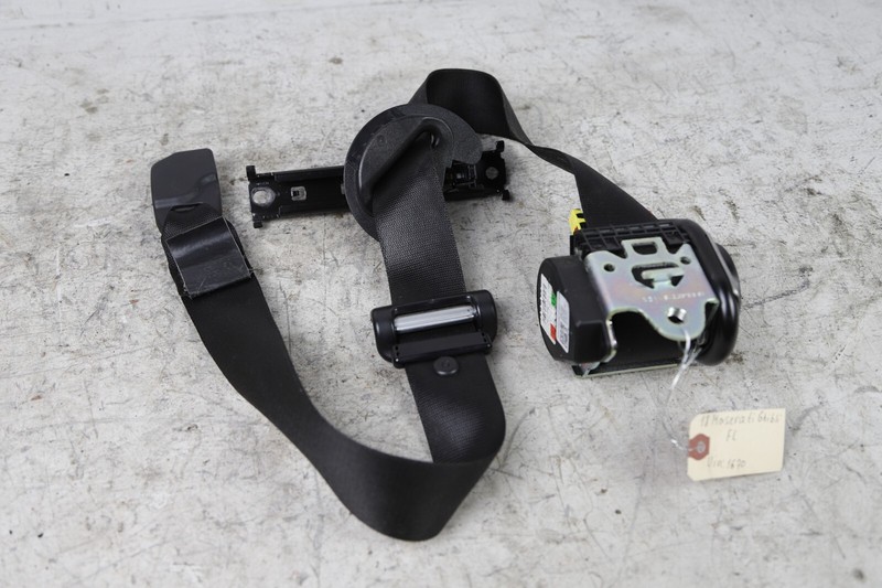 14-20 MASERATI GHIBLI FRONT LEFT SEAT BELT SEATBELT RETRACTOR & TENSIONER OEM