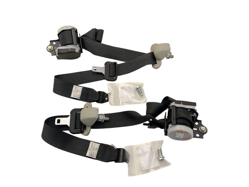 2019-2023 Mazda CX-9 Left And Right Rear 2ND Raw Seat Belt Set Of 2 Black
