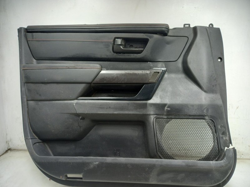 23 24 TOYOTA SEQUOIA TRD PRO FRONT DRIVER LEFT DOOR PANEL BLACK WITH RED-EB21