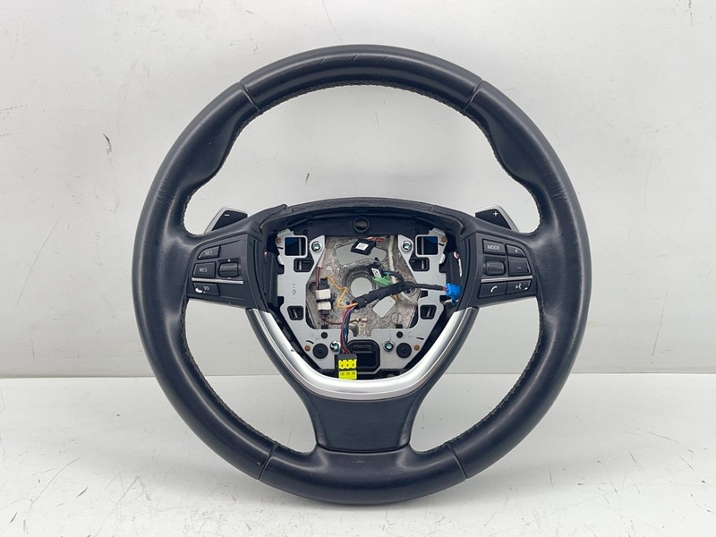10-16 BMW 528i 750i 530i Sport Driver Steering Wheel w/ Paddle Shifters OEM