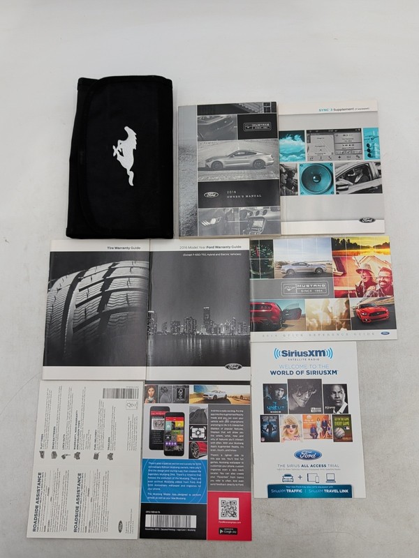 2016 MustangGT Factory Original Owners Manual Set Complete Case Sync 3