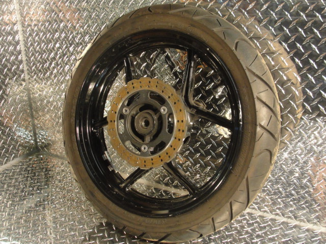 2012 KAWASAKI NINJA EX 250 J REAR WHEEL BRAKE ROTOR DISC RIM ROAD TIRE EX250 12