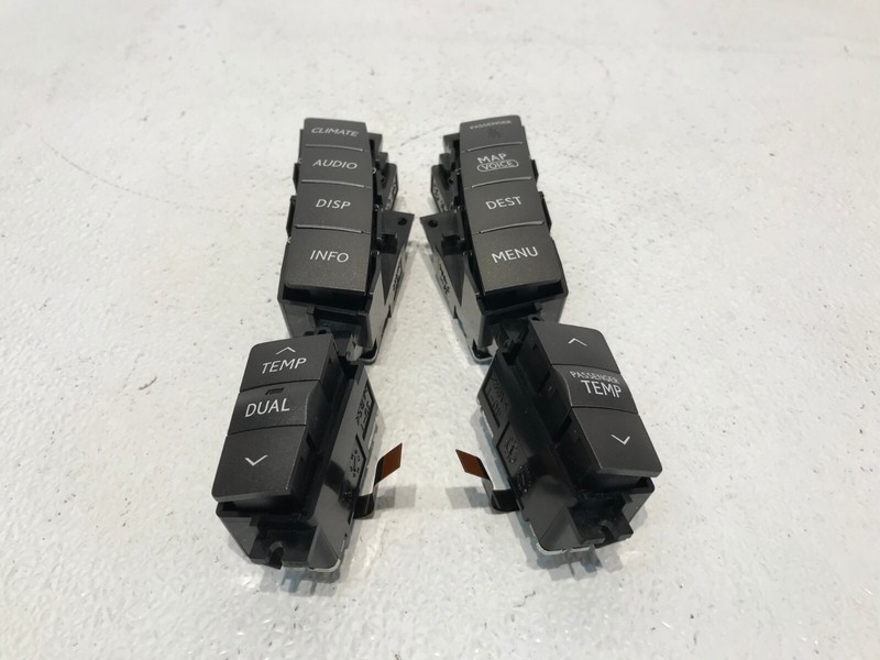 07-09 LEXUS LS460 RADIO NAVIGATION CLIMATE CONTROL TEMP MENU BUTTONS