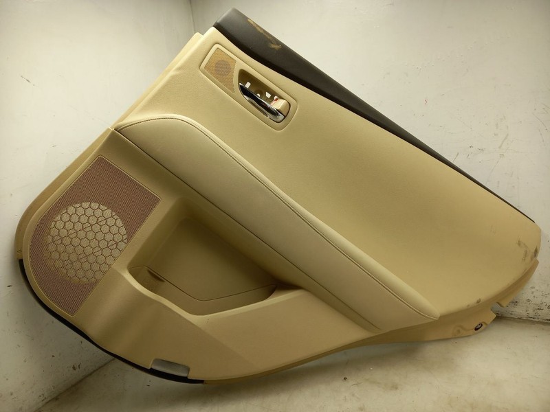 10 LEXUS RX450H REAR PASSENGER RIGHT DOOR PANEL LEATHER TAN-LB00