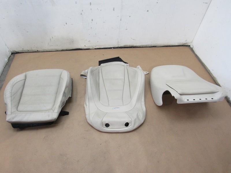 Mercedes E63 S W213 2020 Front Left Driver Seat Leather Back Cover Set 18-23 ;#3