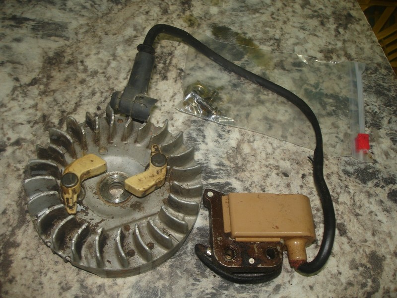 McCulloch 610 coil and flywheelchainsaw part pro maconly bin 400