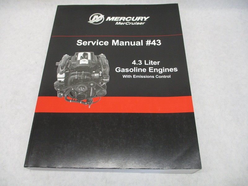 90-8M0041669 2014 Mercury Mercruiser #43 Service Manual 4.3L Gasoline Engines