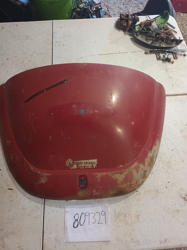 Vintage 1971-1979  Volkswagen VW Beetle DeckLid Engine Cover Hatch OEM #6