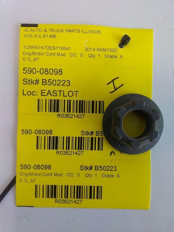 Engine ECM Electronic Control Module 5.7L Fits 14 DODGE 1500 PICKUP 3521427