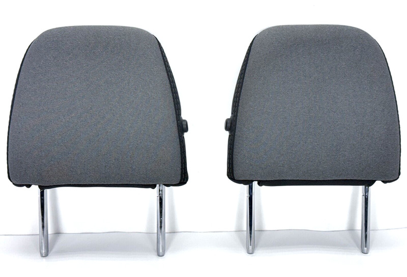 ✅ 2019-2026 RAM 1500 5th Gen OEM (2) REAR SEAT CLOTH HEADREST GREY LEFT & RIGHT
