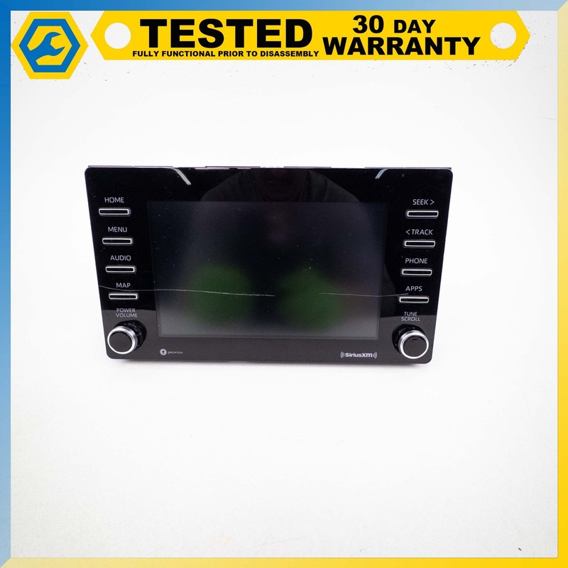 21-22 Toyota Prius Prime FRONT COMMAND HEAD UNIT NAVIGATION RADIO CD OEM