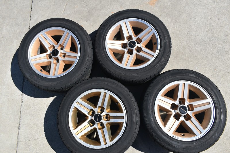 1985-1987 Camaro ORIGINAL OEM IROC-Z 16x8 Gold Wheels SET USED 5X4 3/4 *RARE*