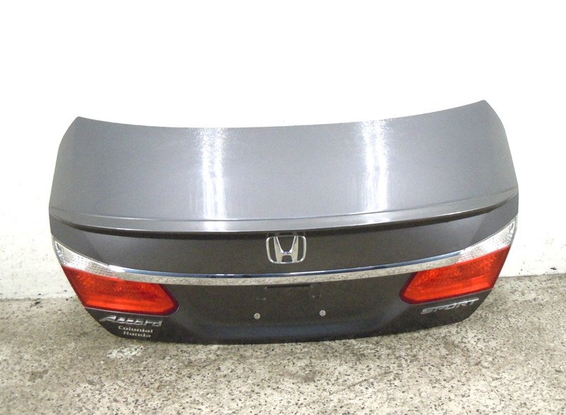13-15 Honda Accord Sport Sedan Trunk Deck Lid W/ Camera & Lights OEM NH797M
