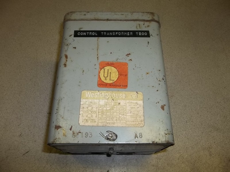 Westinghouse Control Transformer TS200 591H 6E193 A8 605D855H58 *FREE SHIPPING*