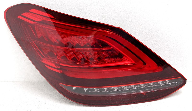 OEM Mercedes-Benz C-Class Sedan Left Driver Side LED Tail Lamp Lens Chip