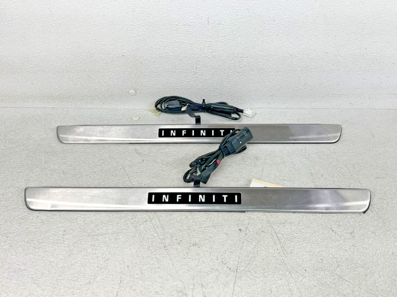 ⭐2013-2020 INFINITI QX60 JX35 FRONT LEFT/RIGHT SIDE DOOR SILL SCUFF SET LOT2709