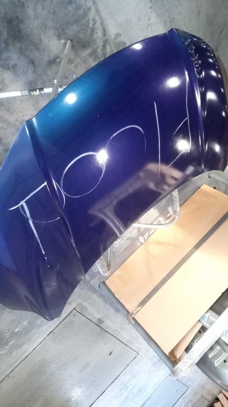 2017 Honda HR-V OEM Blue Hood Panel 4DR SUV, Used, 61K Miles, Warranty