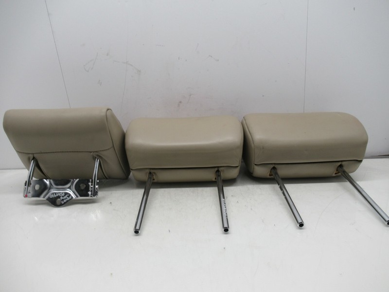 01-03 LEXUS LS430 REAR LEFT / RIGHT / CENTER HEAD REST HEADREST SET OF 3 OEM