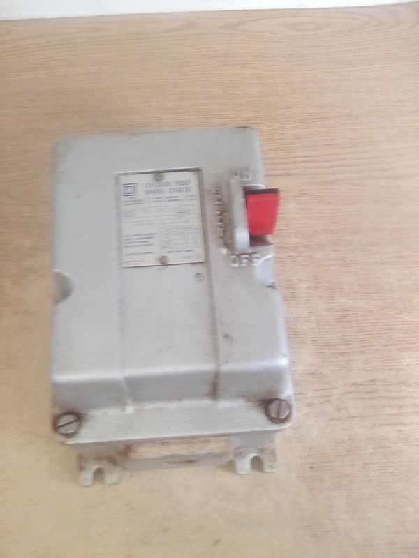 Square D 2510 MBR-2 Series A Explosion Proof Manual Starter