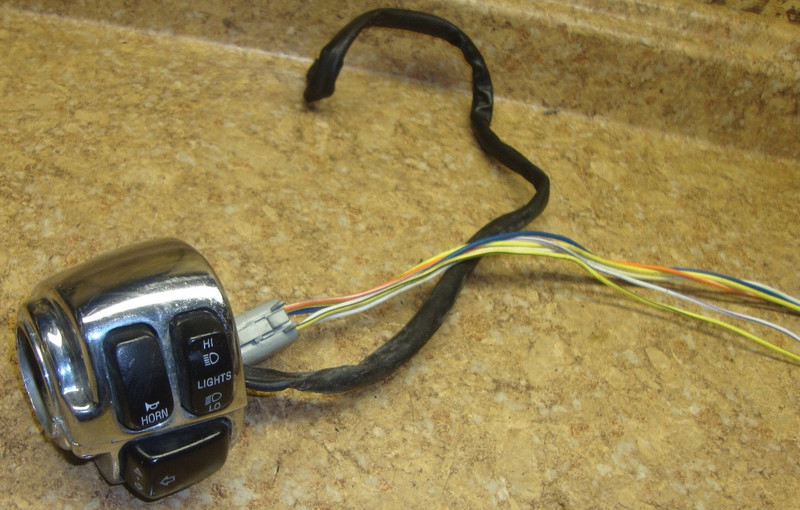 2001 Harley Davidson HD FXDL Dyna Glide Left Switches Controls Turn Lights Horn