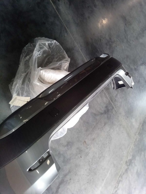 2014 BMW X3 Silver Rear Bumper Assembly OEM 51127210072 93000 Miles