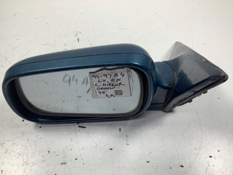 94-97 Honda Accord 4D LX EX Left Side View Mirror Blue/Green 76200-SV5-A06 OEM