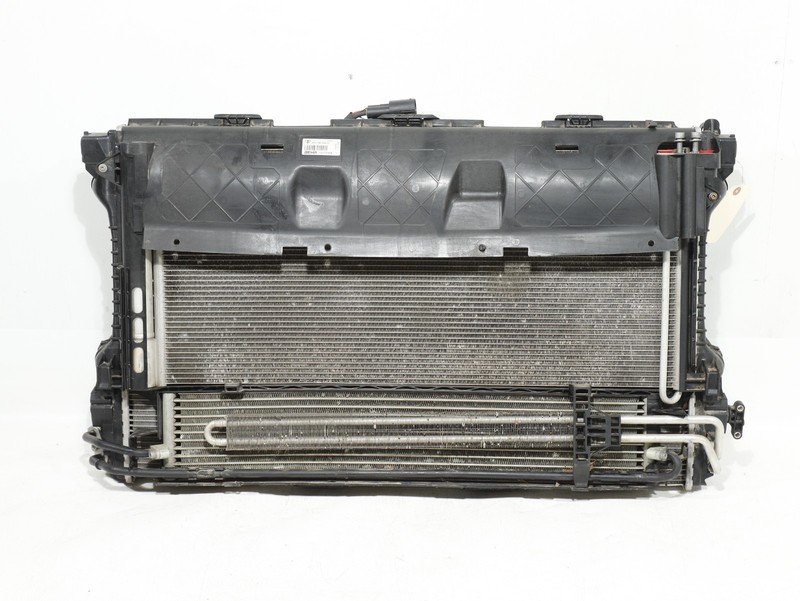 2011-2016 Porsche Panamera 3.6L Radiator Condenser Fan Cooler Engine Cooling OEM