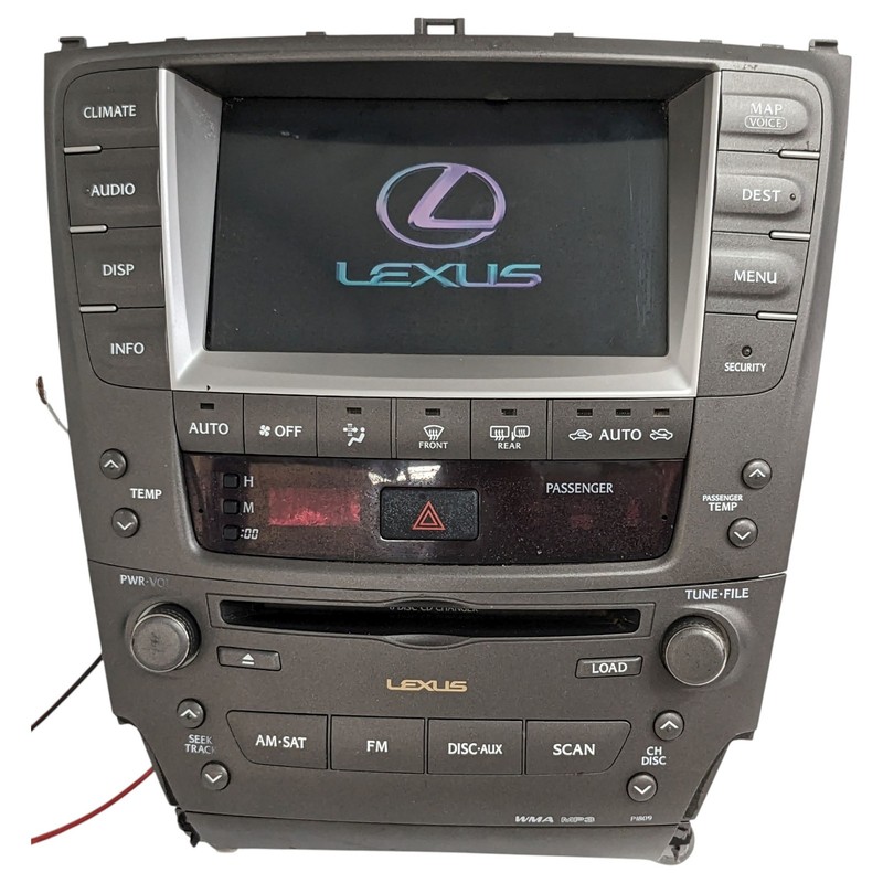 06-09 Lexus IS250 IS350 IS-F CD Player Radio Climate Control Display Screen OEM