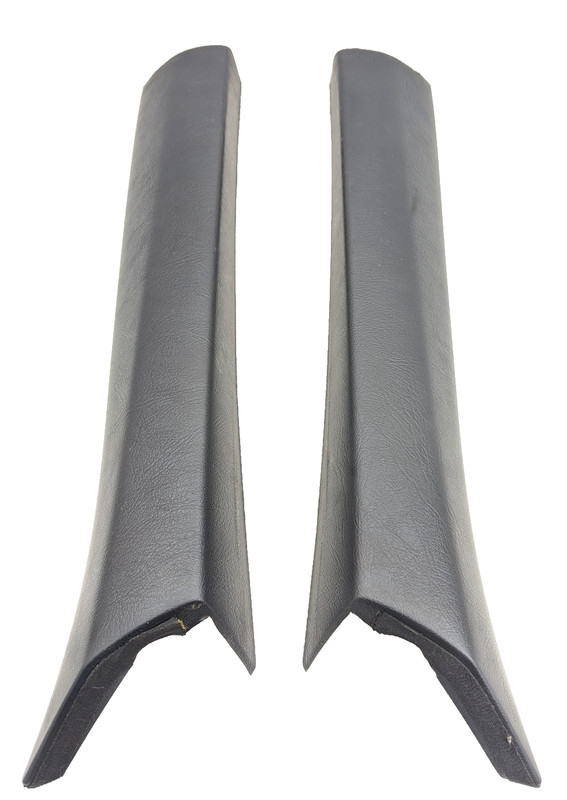 97-04 Mercedes R170 SLK230 A Pillar Panel Trim Cover PAIR Black OEM