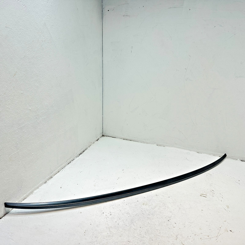 2013-2018 AUDI A6 S6 REAR TRUNK LID SPOILER MOLDING LIP OEM *Z7S* GRAY