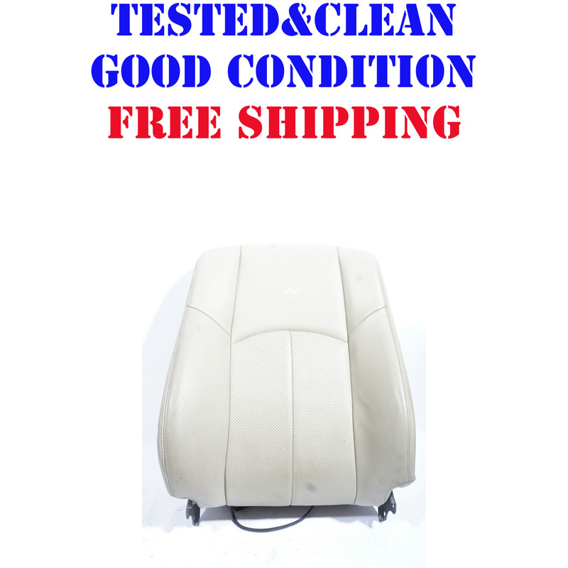 09 10 11 12 13 INFINITI G37 FRONT RIGHT PASSENGER SEAT BACK BACKREST OEM