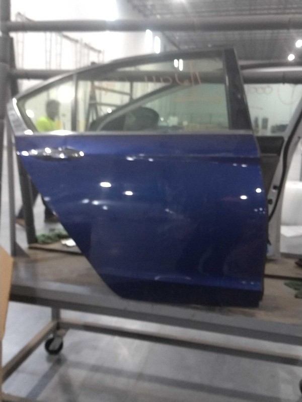 2017 Honda Accord Right Rear Door, Used, Blue, PW, PL, 95000 Miles