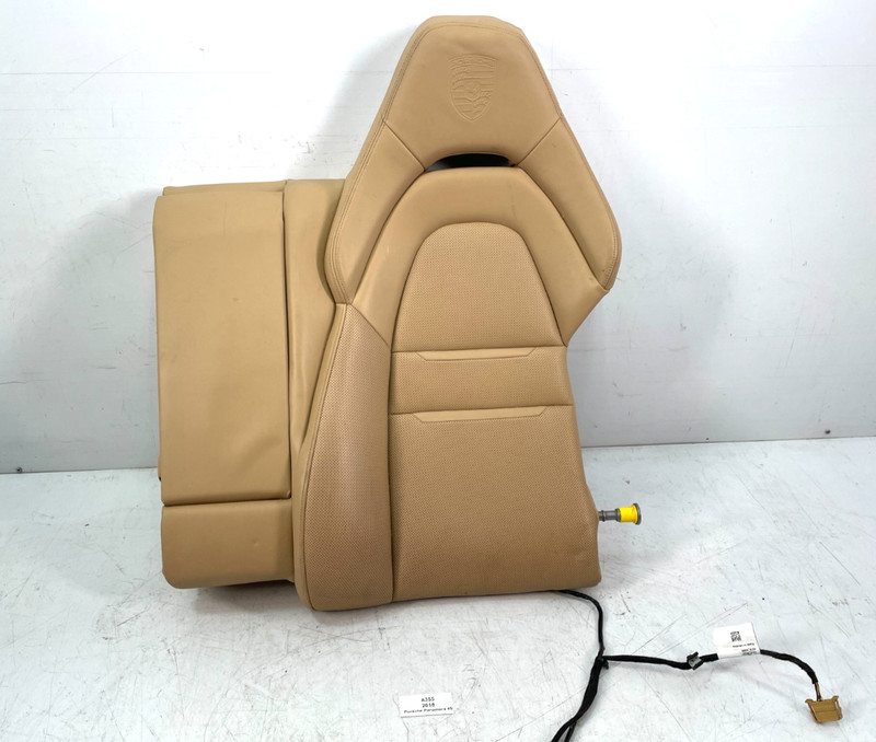 ✅ 17-23 OEM Porsche Panamera 4S 971 Rear Left Seat Upper Cushion Leather Beige*
