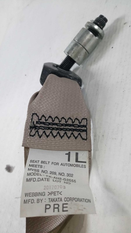 2018 Nissan Armada OEM Black Seat Belt - Used, 115k Miles, Warranty Included