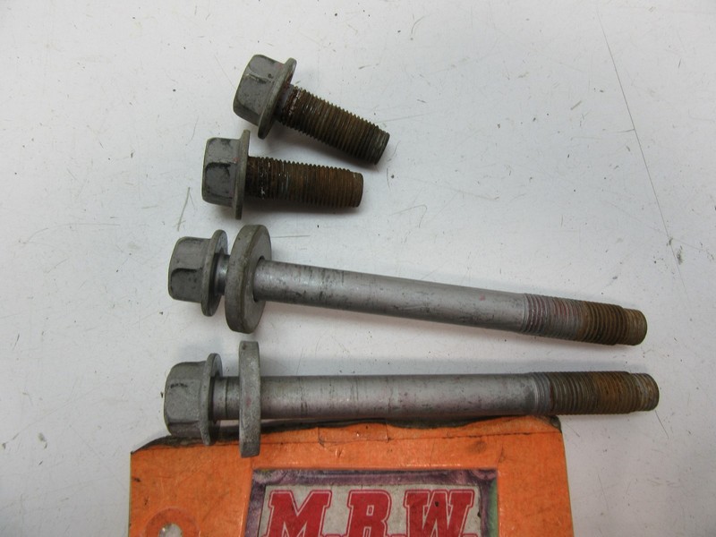 FITS SET OF 4 BOLTS BOLT LOWER RADIATOR CORE SUPPORT TO CAR BODY MOUNT FRAME