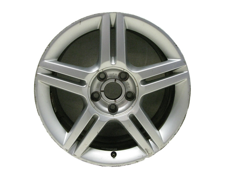 04-08 AUDI B7 A4 RIM WHEEL 5 DOUBLE SPOKE OEM 7.5 17" 8E0601025 121020 1
