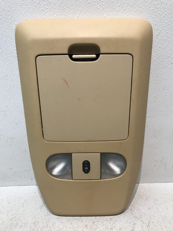 04-08 FORD F-150 Roof Dome Light Overhead Compartment Power Rear OEM Beige