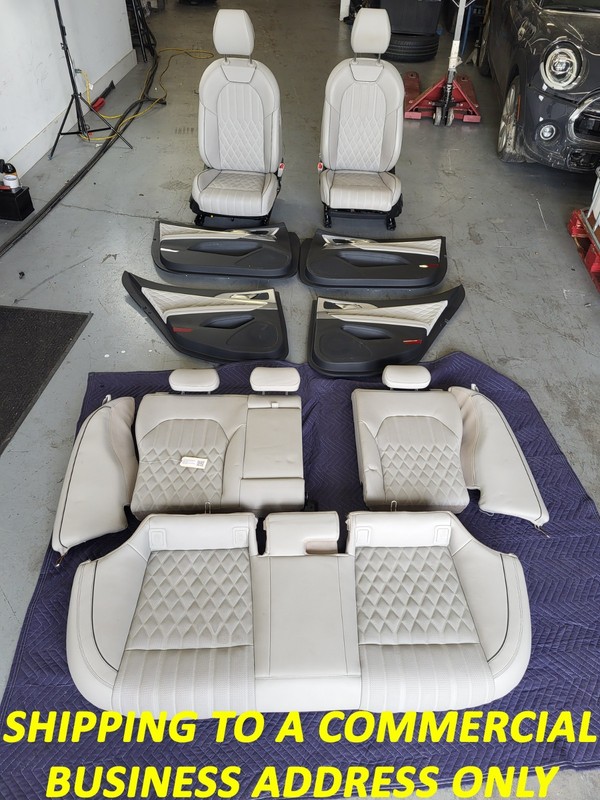 Used Oem Genesis Left & Right & Front Rear Seats Door Trim Panels 2019-2021 G70