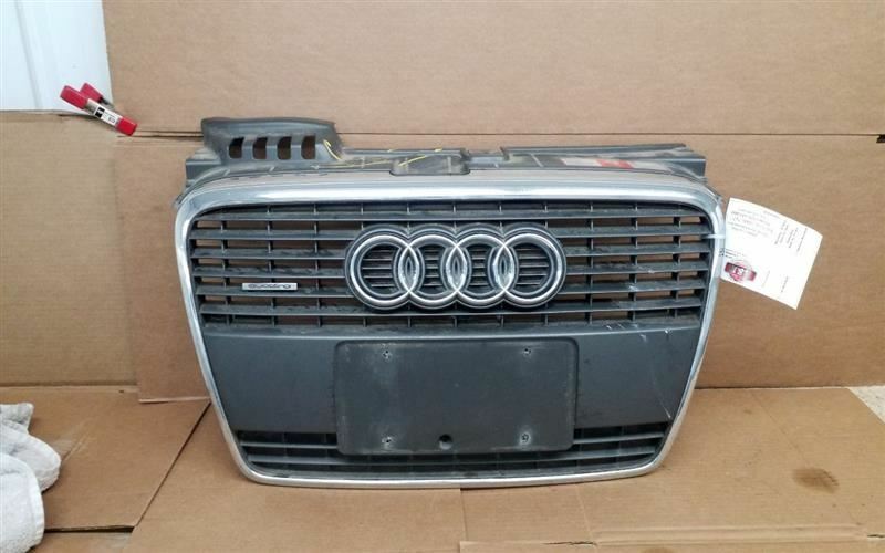 Grille Excluding Convertible Without S Line Center Fits 05-06 AUDI A4 223895
