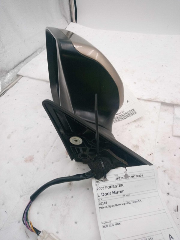2008 Subaru Forester Left Door Mirror Assembly Gold OEM 303493 98K Miles