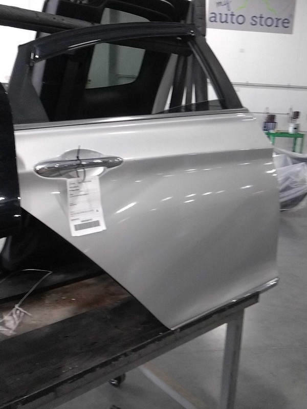 2015 Hyundai Sonata Rear Right Door Silver - Used, 138k Miles, OEM 73318