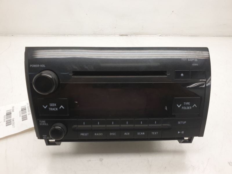 07-12 TOYOTA TUNDRA RADIO AUDIO RECEIVER UNIT ASSEMBLY