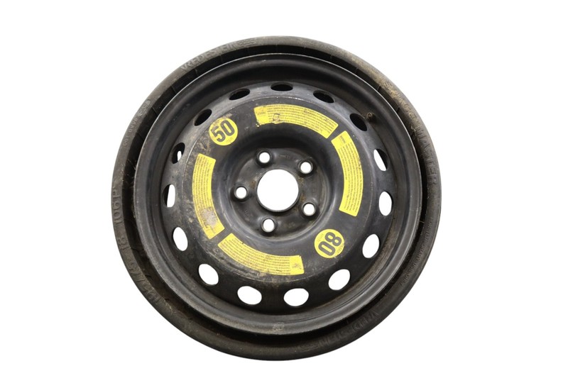 07-15 Audi Q7 Emergency Spare Tire Wheel Rim Black 6.5 x 18 H2 ET53 Oem