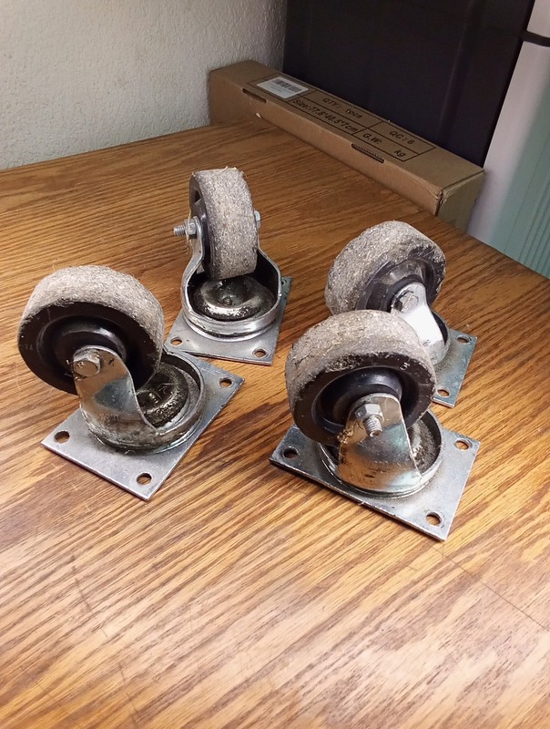 (Lot Of 4) Fairbanks L23-3 Heavy Duty Steel Caster
