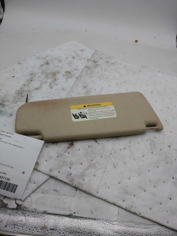 2011 Volkswagen Jetta White Used Sun Visor OEM 434480 4DR SED 215K Miles