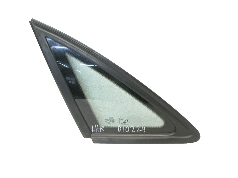 09-16 AUDI B8 A4 S4 RS4 SEDAN REAR LEFT DRIVER QUARTER WINDOW GLASS OEM 010224