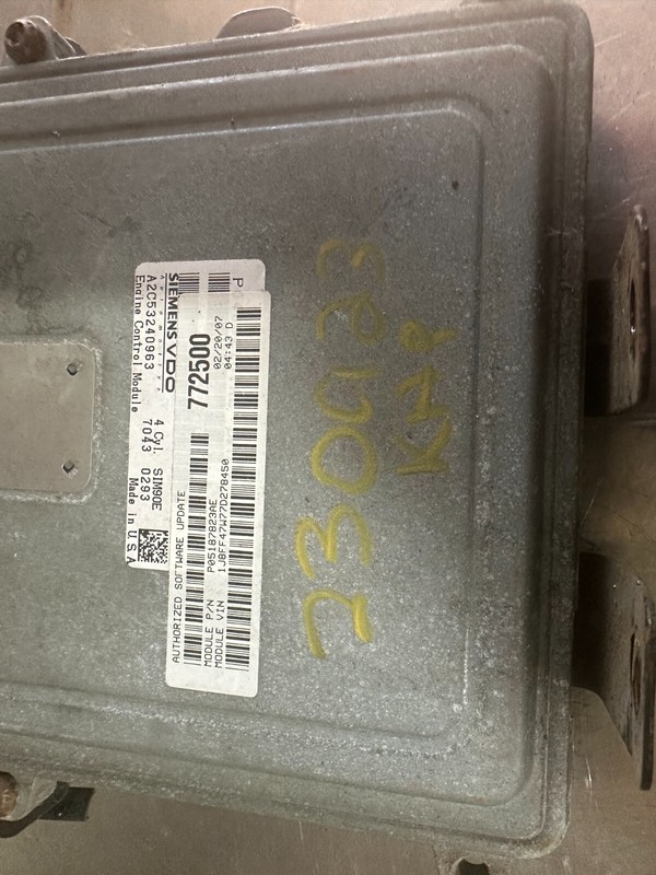07-10 COMPASS PATRIOT CALIBER ENGINE COMPUTER ECU PCM P05187823ae