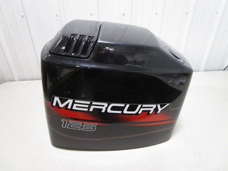 828354A8 Black Top Cowl for Mercury Mariner Outboard Upper Cowling 100-125 HP