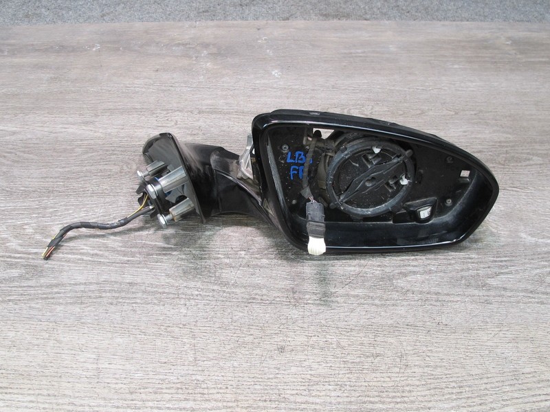 2012-2018 BMW F12 F13 M6 RIGHT PASS SIDE DOOR MIRROR W/O GLASS & COVER BLACK